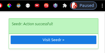 link added to seedr success